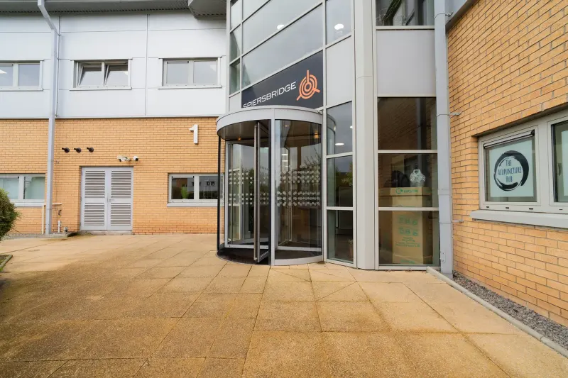 about Spiersbridge business park front entrance